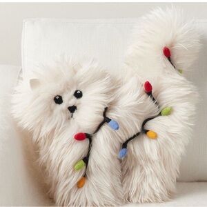 NWT Pottery Barn National Lampoon’s Christmas Vacation Cat Pillow Lights